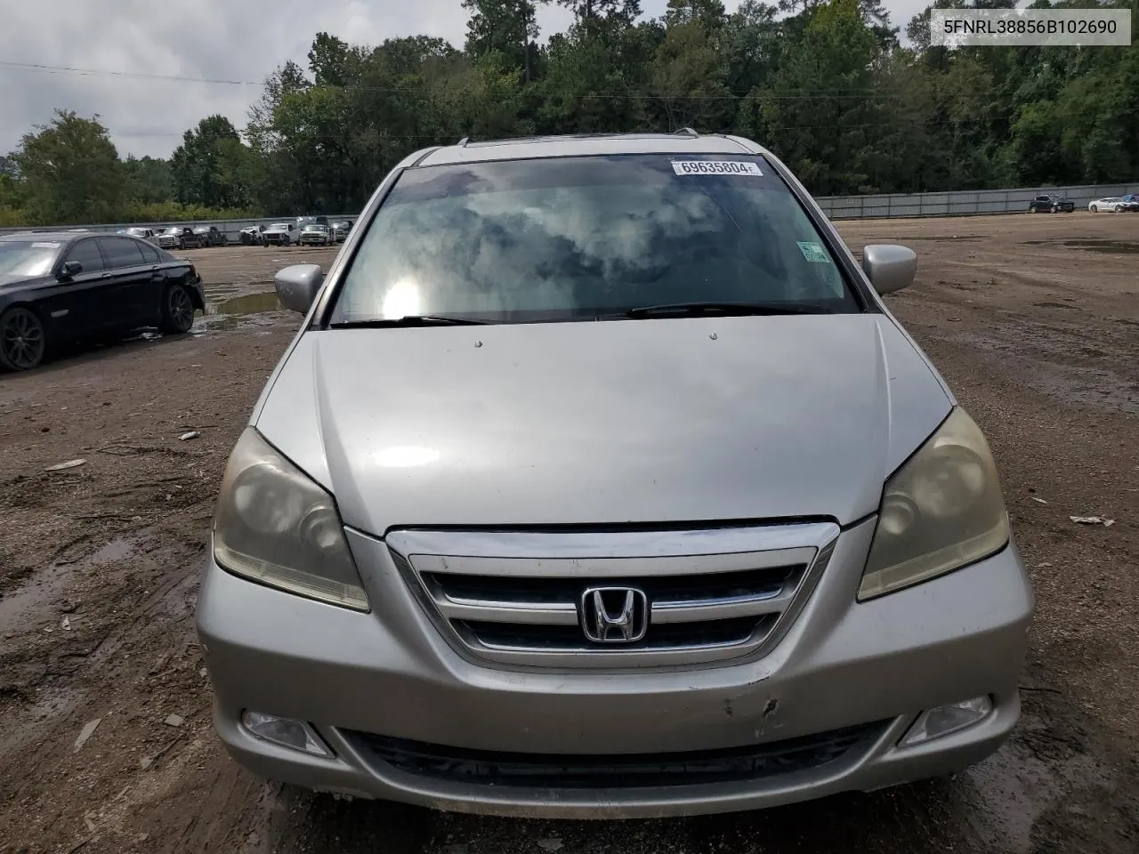 5FNRL38856B102690 2006 Honda Odyssey Touring