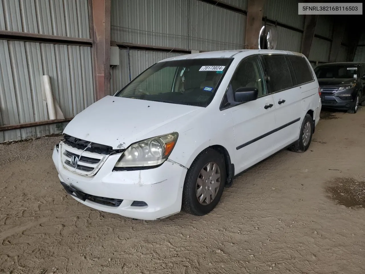 5FNRL38216B116503 2006 Honda Odyssey Lx