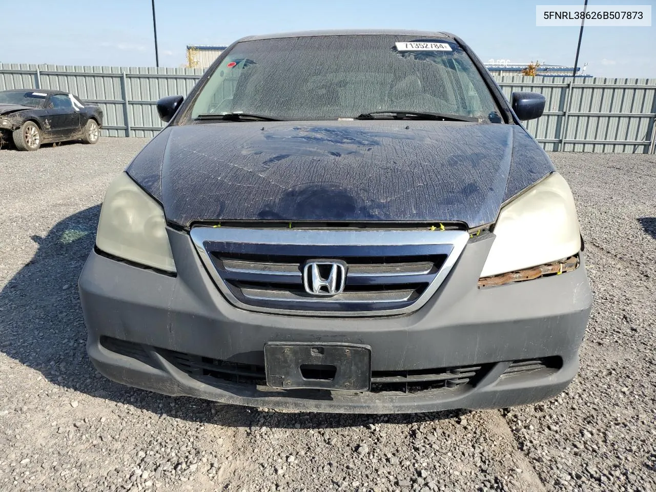 2006 Honda Odyssey Exl VIN: 5FNRL38626B507873 Lot: 71352784