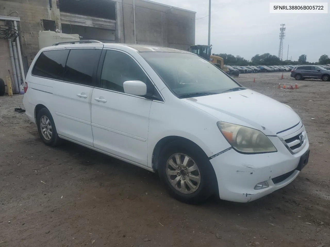 5FNRL38806B005722 2006 Honda Odyssey Touring