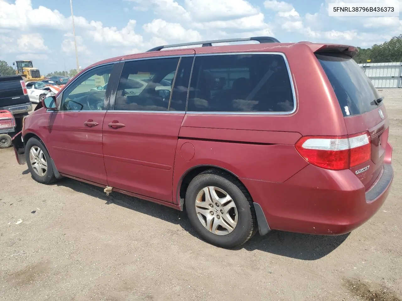 2006 Honda Odyssey Exl VIN: 5FNRL38796B436373 Lot: 71714134