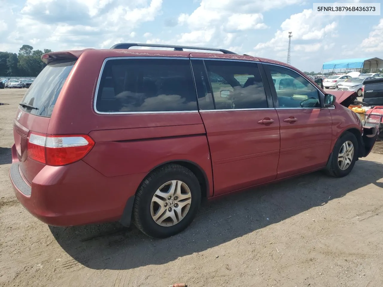 2006 Honda Odyssey Exl VIN: 5FNRL38796B436373 Lot: 71714134