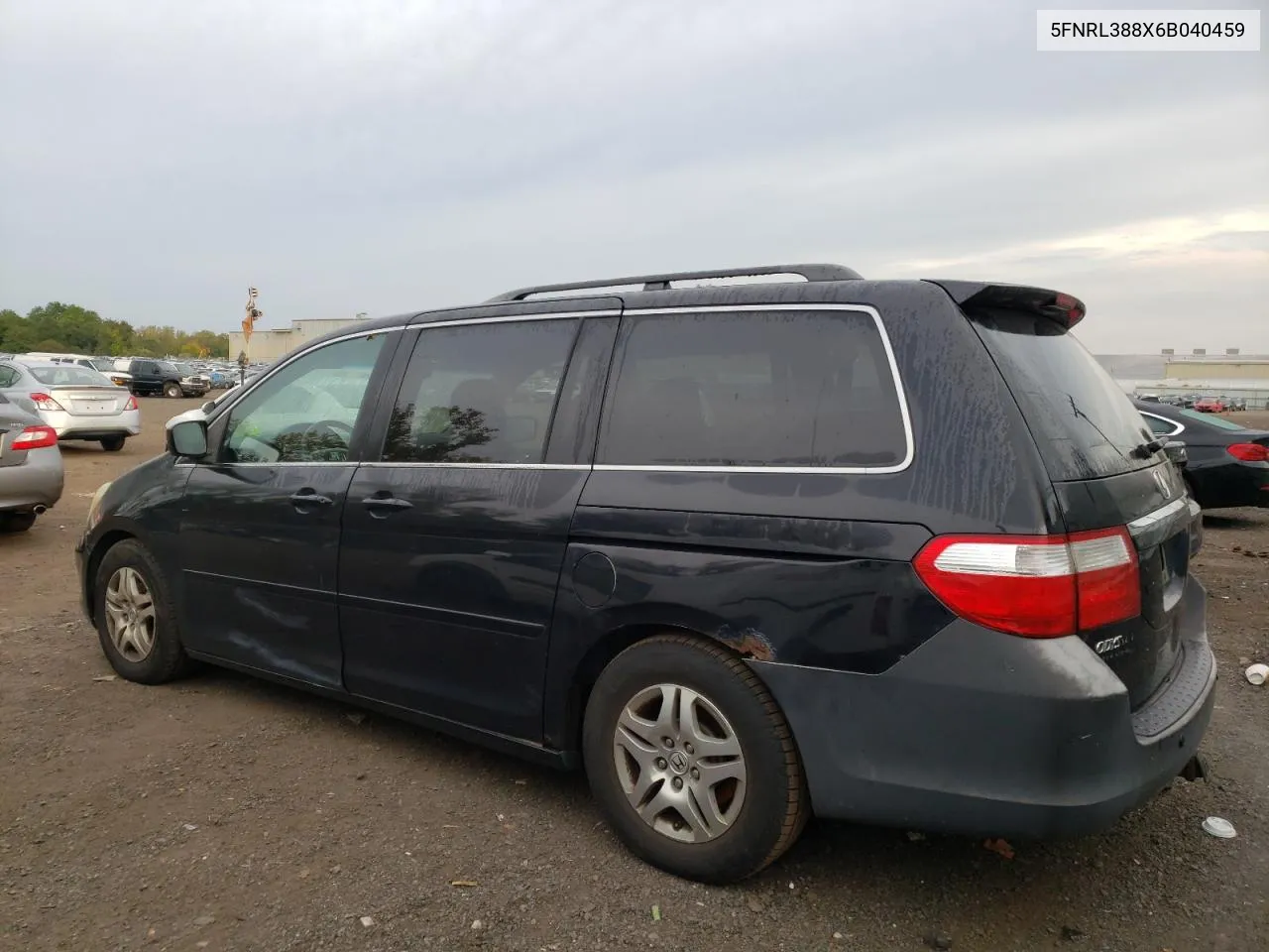 2006 Honda Odyssey Touring VIN: 5FNRL388X6B040459 Lot: 71727214