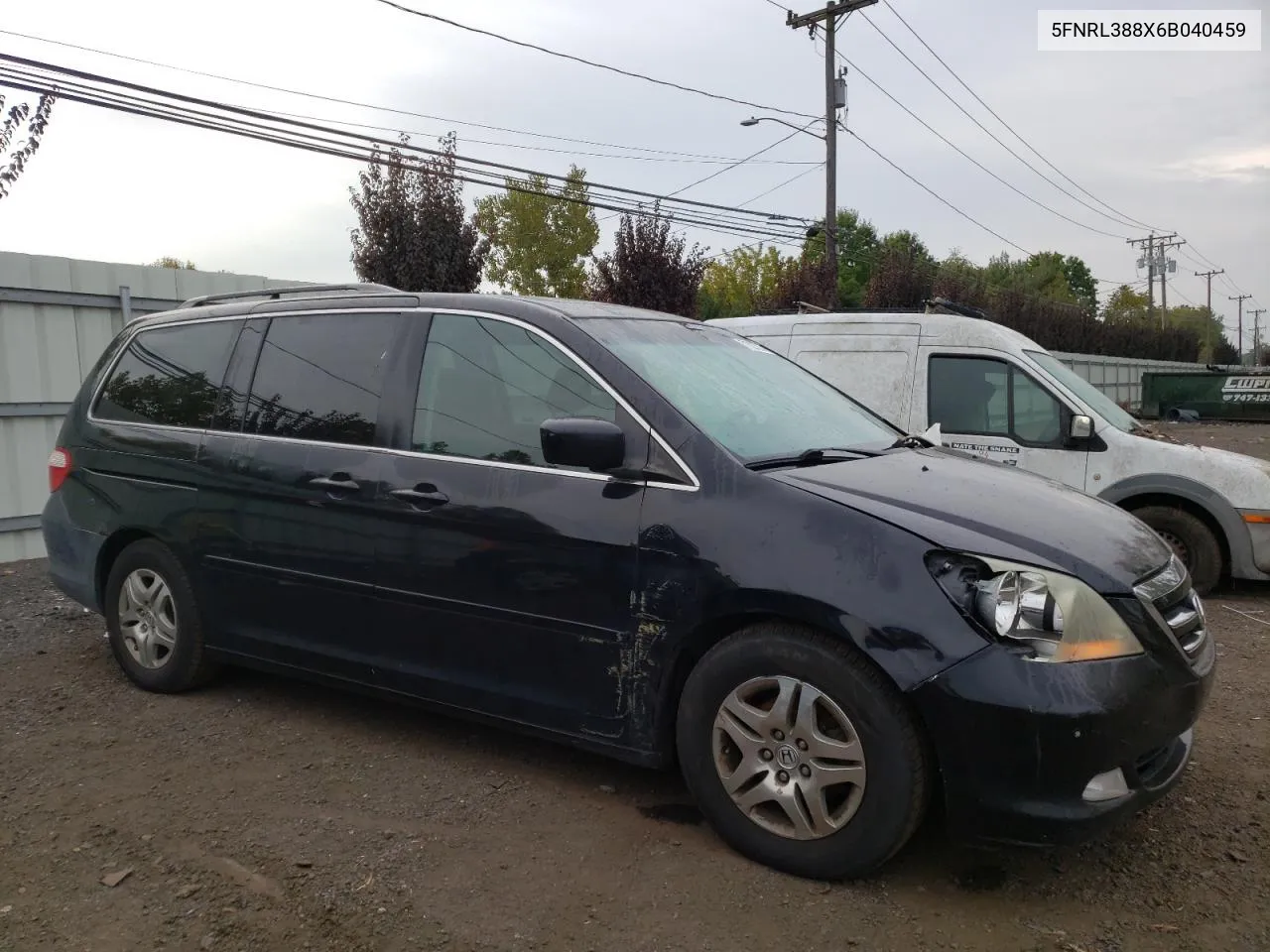 2006 Honda Odyssey Touring VIN: 5FNRL388X6B040459 Lot: 71727214