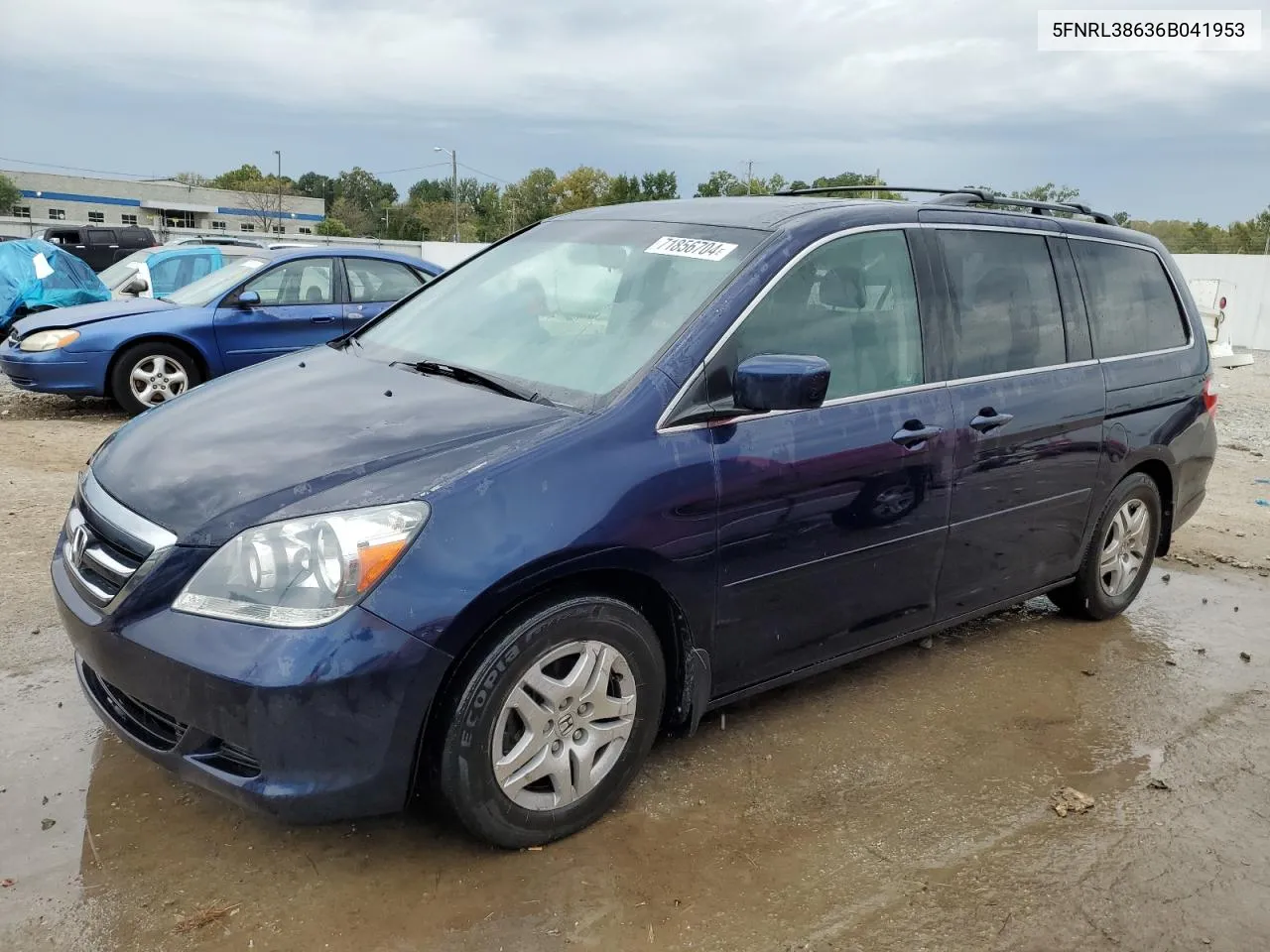 2006 Honda Odyssey Exl VIN: 5FNRL38636B041953 Lot: 71856704