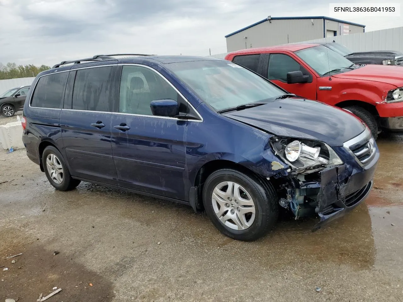 2006 Honda Odyssey Exl VIN: 5FNRL38636B041953 Lot: 71856704