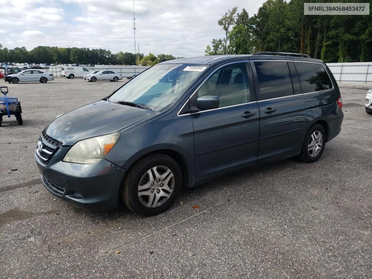 2006 Honda Odyssey Ex VIN: 5FNRL38406B453472 Lot: 71856994