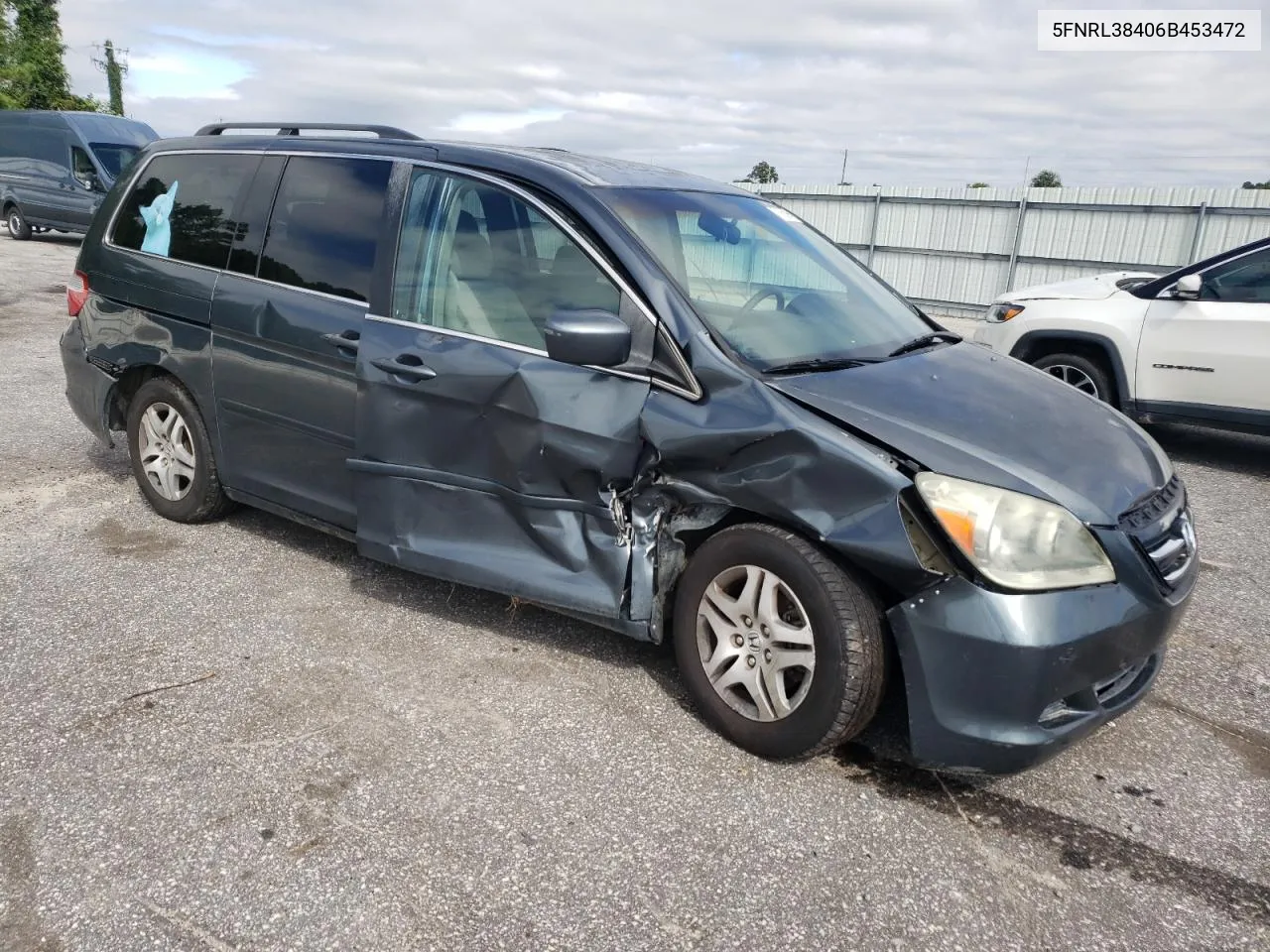 2006 Honda Odyssey Ex VIN: 5FNRL38406B453472 Lot: 71856994