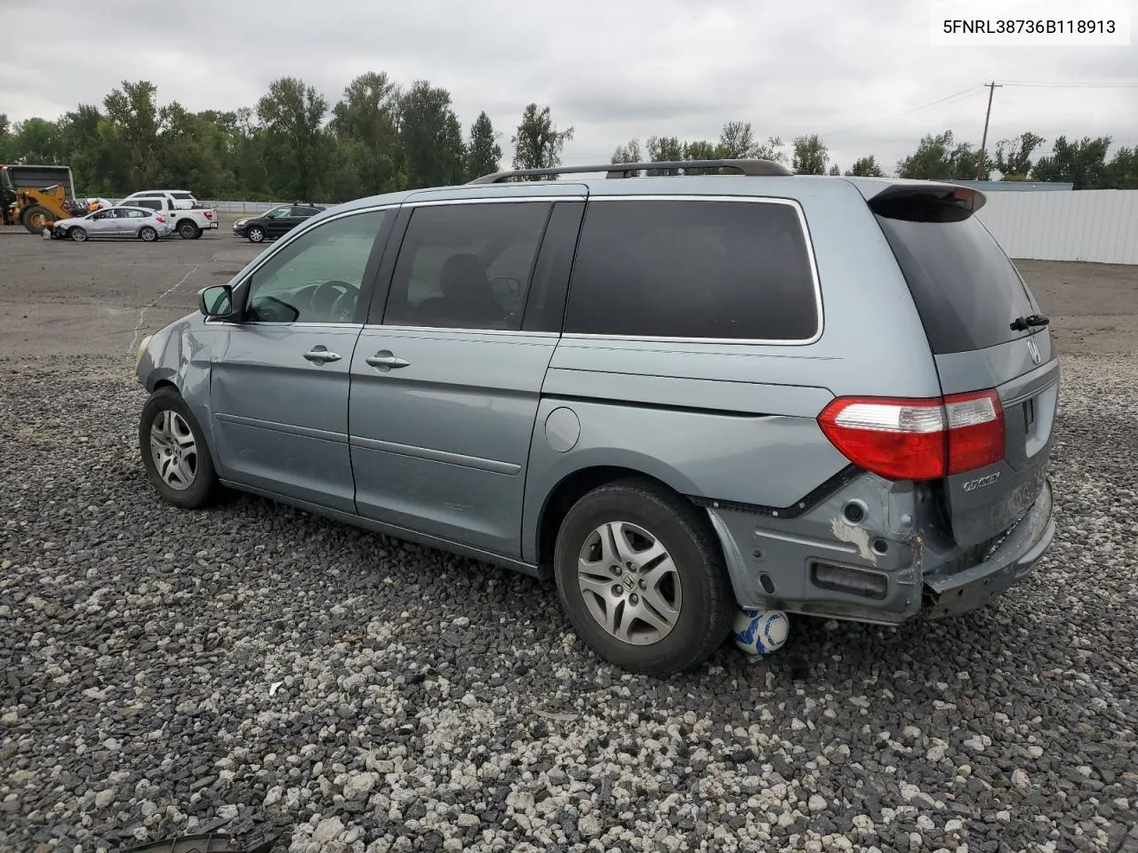 2006 Honda Odyssey Exl VIN: 5FNRL38736B118913 Lot: 71885134