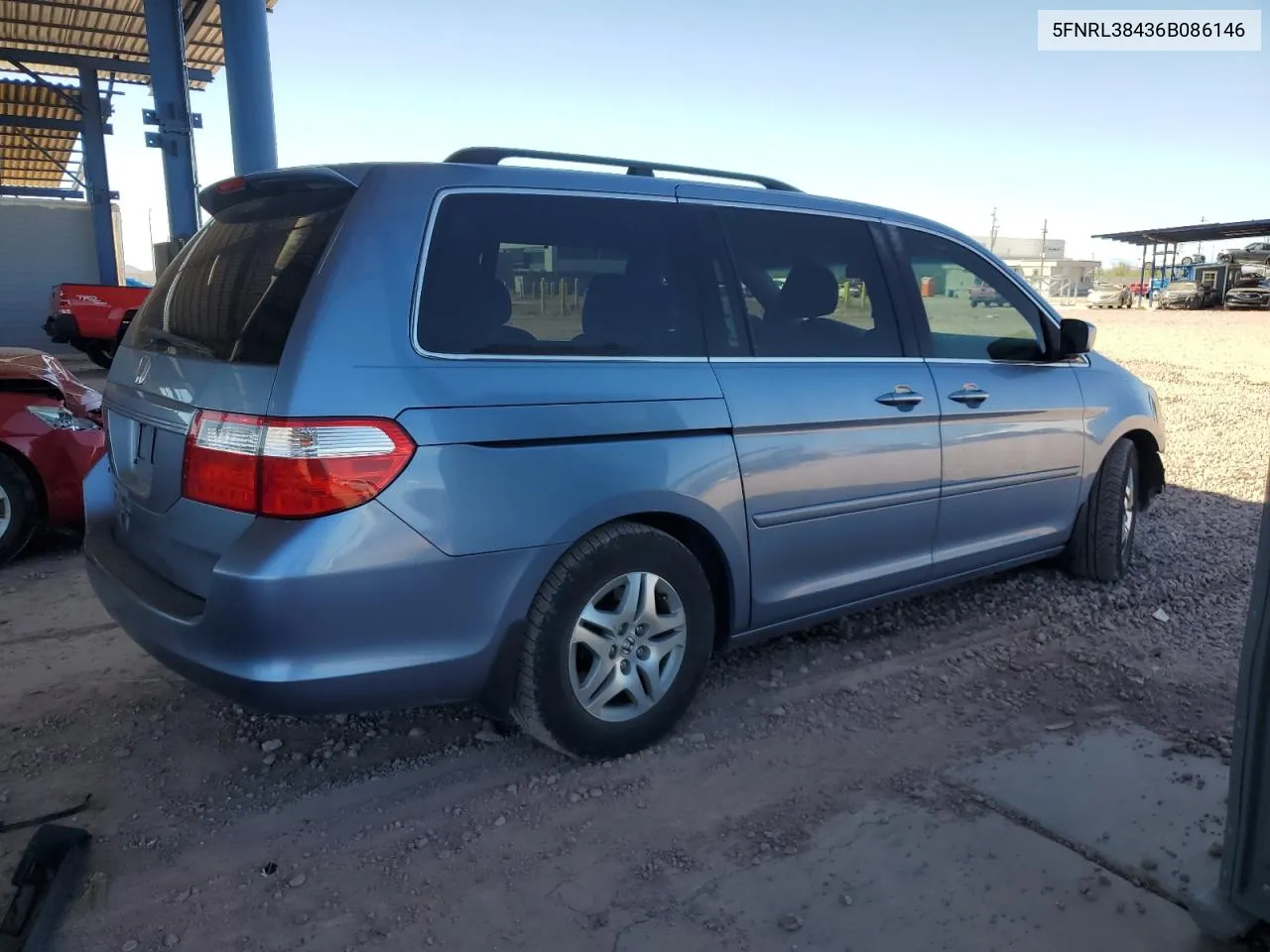 5FNRL38436B086146 2006 Honda Odyssey Ex