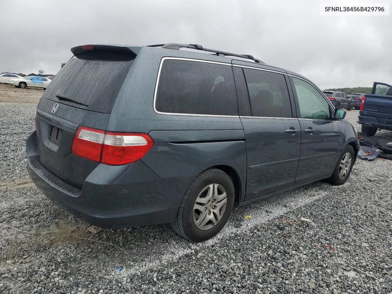 2006 Honda Odyssey Ex VIN: 5FNRL38456B429796 Lot: 71978284