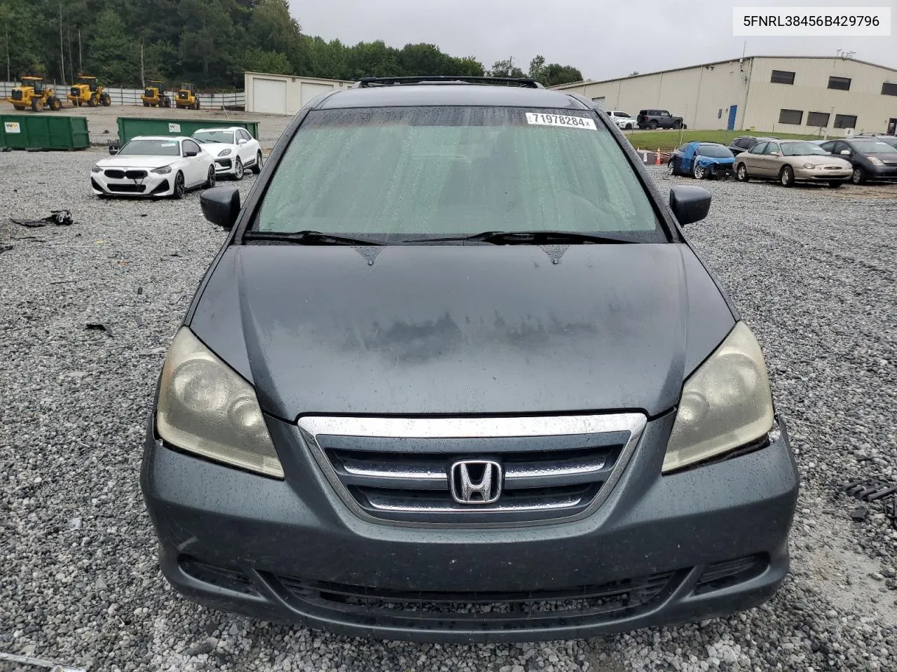 5FNRL38456B429796 2006 Honda Odyssey Ex