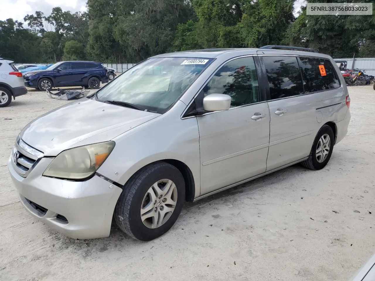 5FNRL38756B033023 2006 Honda Odyssey Exl