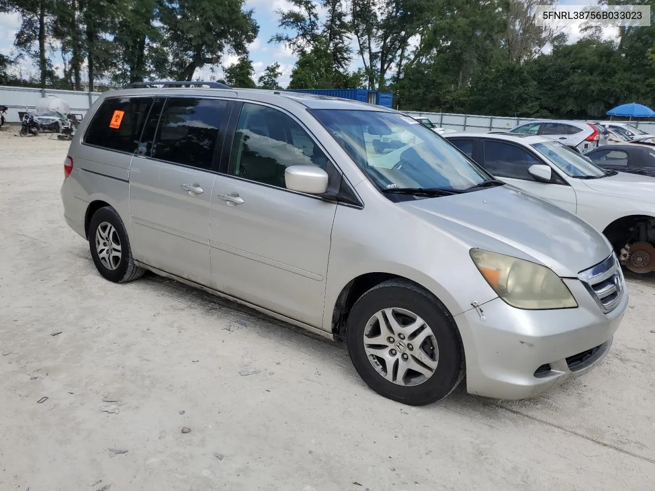 5FNRL38756B033023 2006 Honda Odyssey Exl