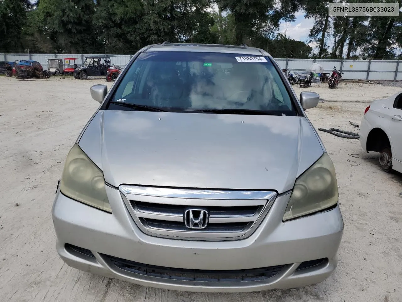 5FNRL38756B033023 2006 Honda Odyssey Exl