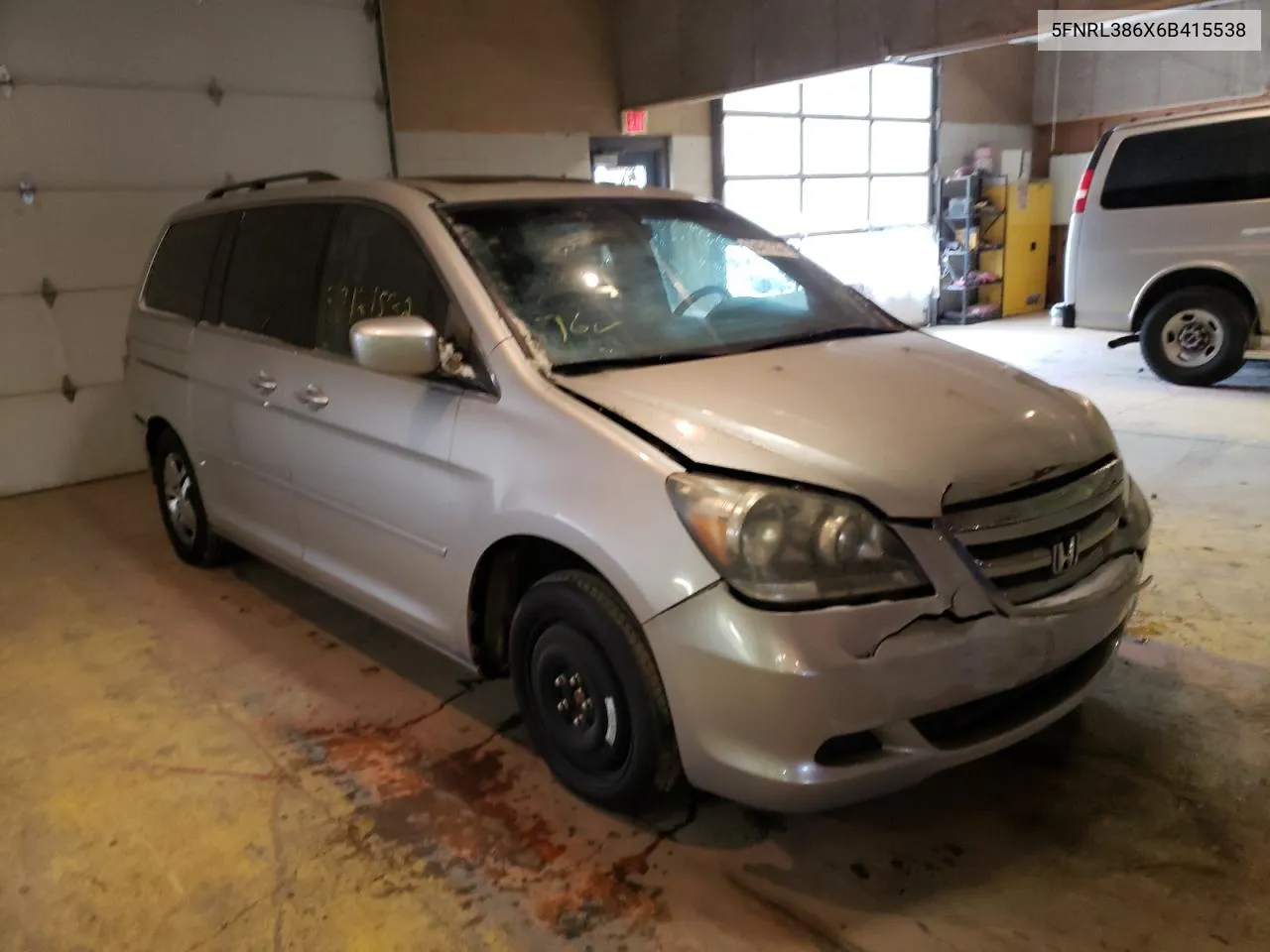 2006 Honda Odyssey Exl VIN: 5FNRL386X6B415538 Lot: 72354054