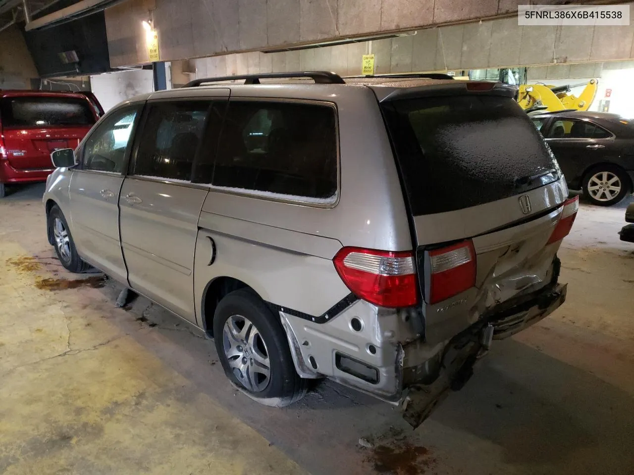 2006 Honda Odyssey Exl VIN: 5FNRL386X6B415538 Lot: 72354054