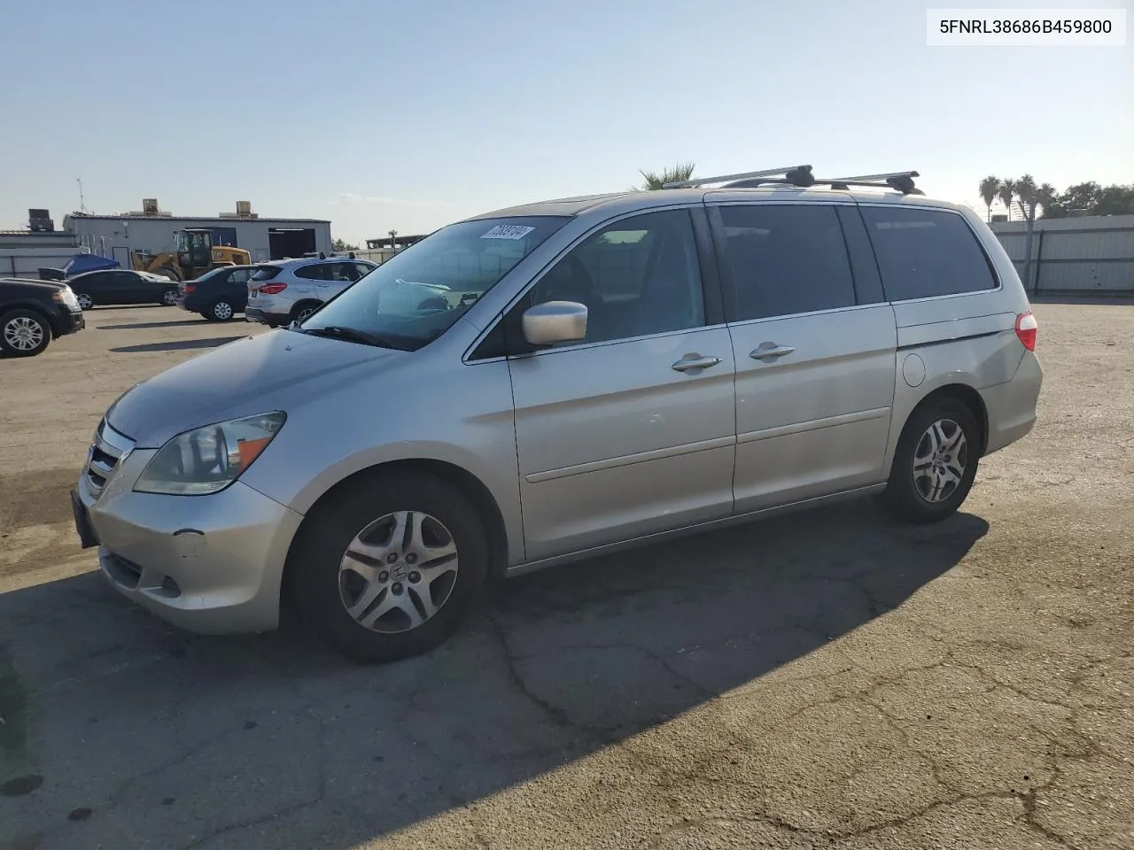 2006 Honda Odyssey Exl VIN: 5FNRL38686B459800 Lot: 72839104