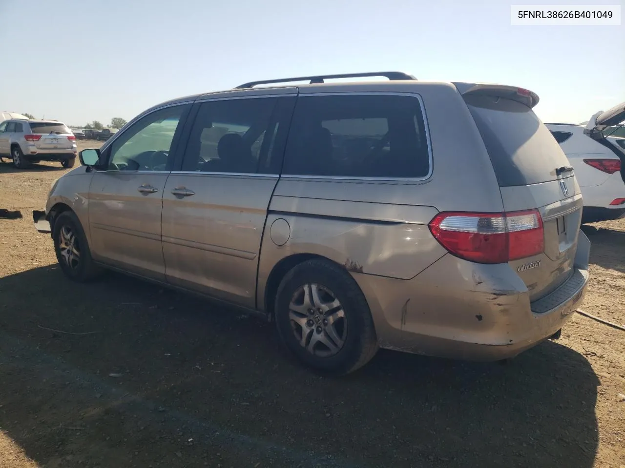 2006 Honda Odyssey Exl VIN: 5FNRL38626B401049 Lot: 72945604