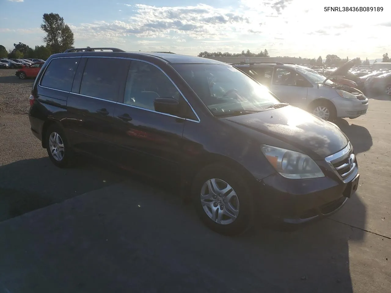 5FNRL38436B089189 2006 Honda Odyssey Ex