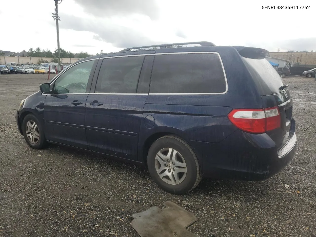 2006 Honda Odyssey Ex VIN: 5FNRL38436B117752 Lot: 73417704