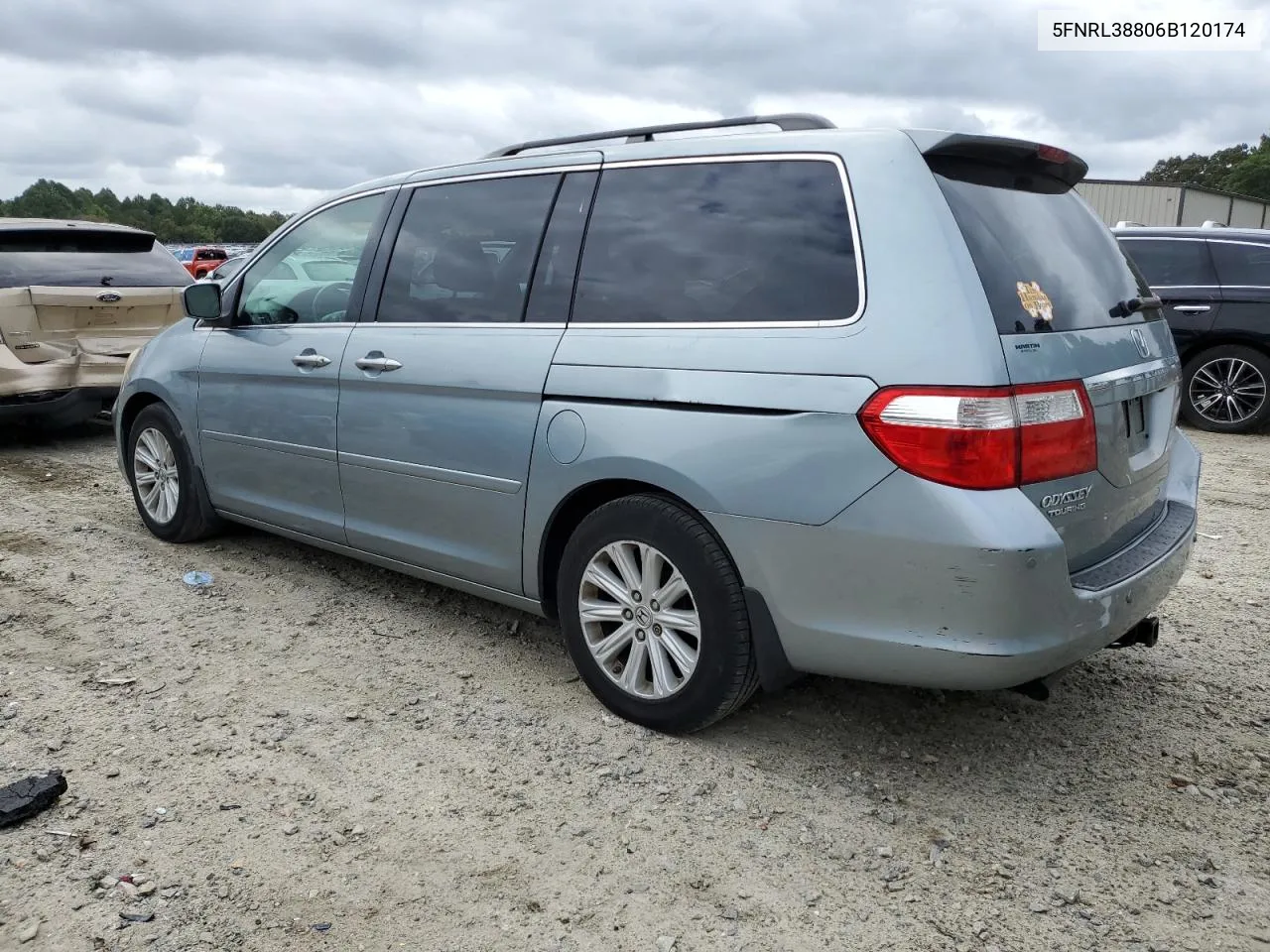 2006 Honda Odyssey Touring VIN: 5FNRL38806B120174 Lot: 73464924