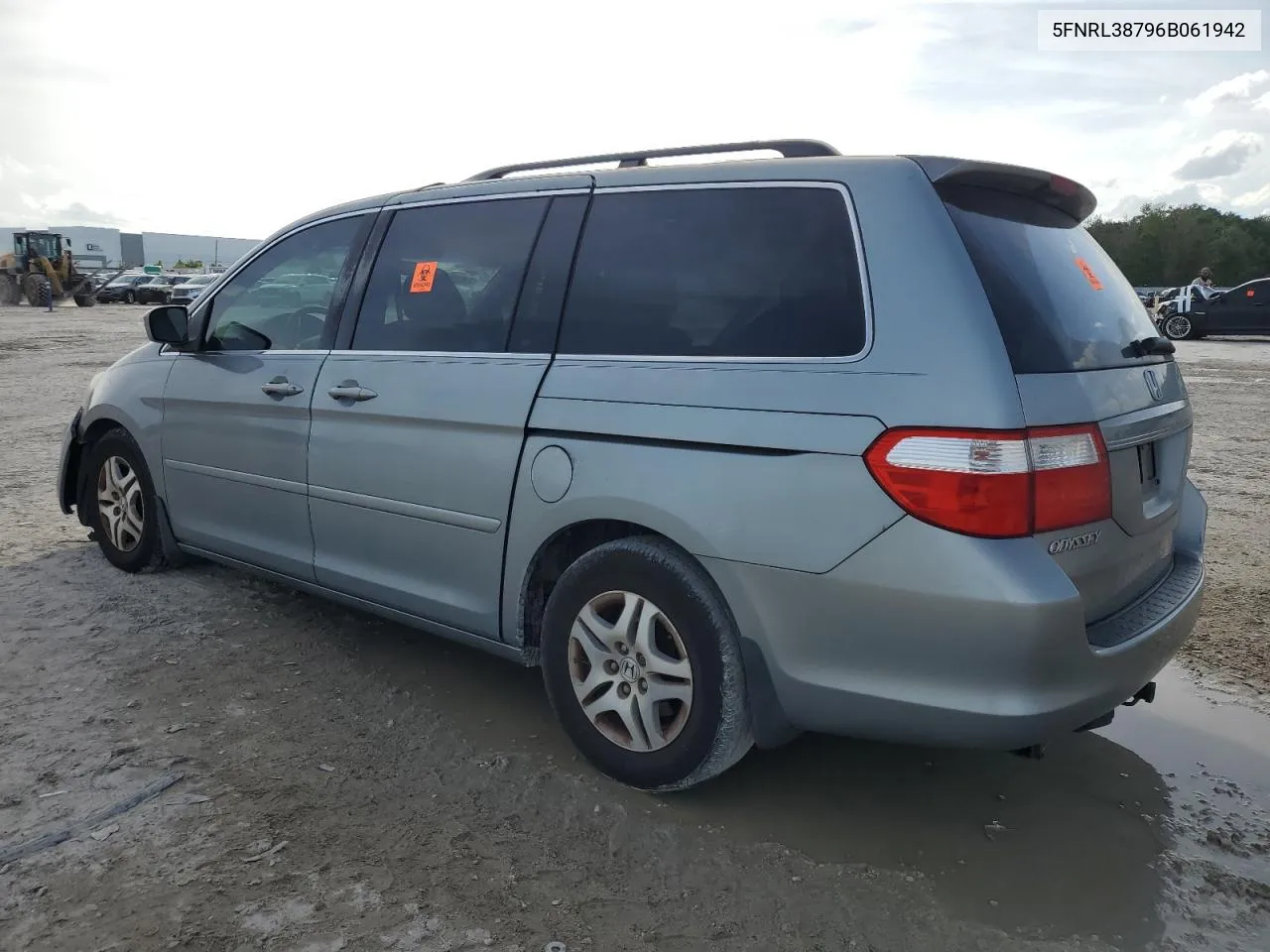 2006 Honda Odyssey Exl VIN: 5FNRL38796B061942 Lot: 73636214