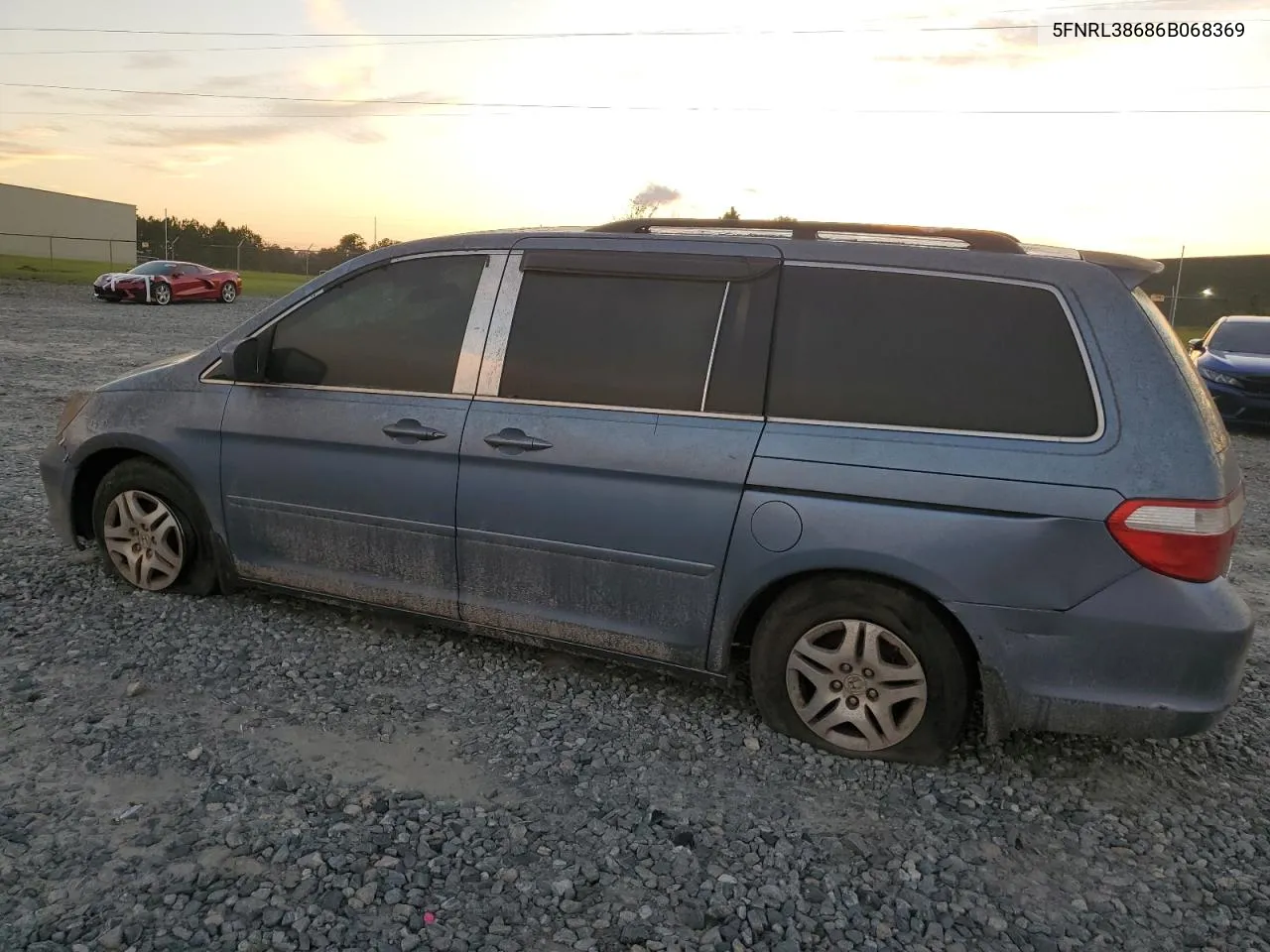 2006 Honda Odyssey Exl VIN: 5FNRL38686B068369 Lot: 73927804