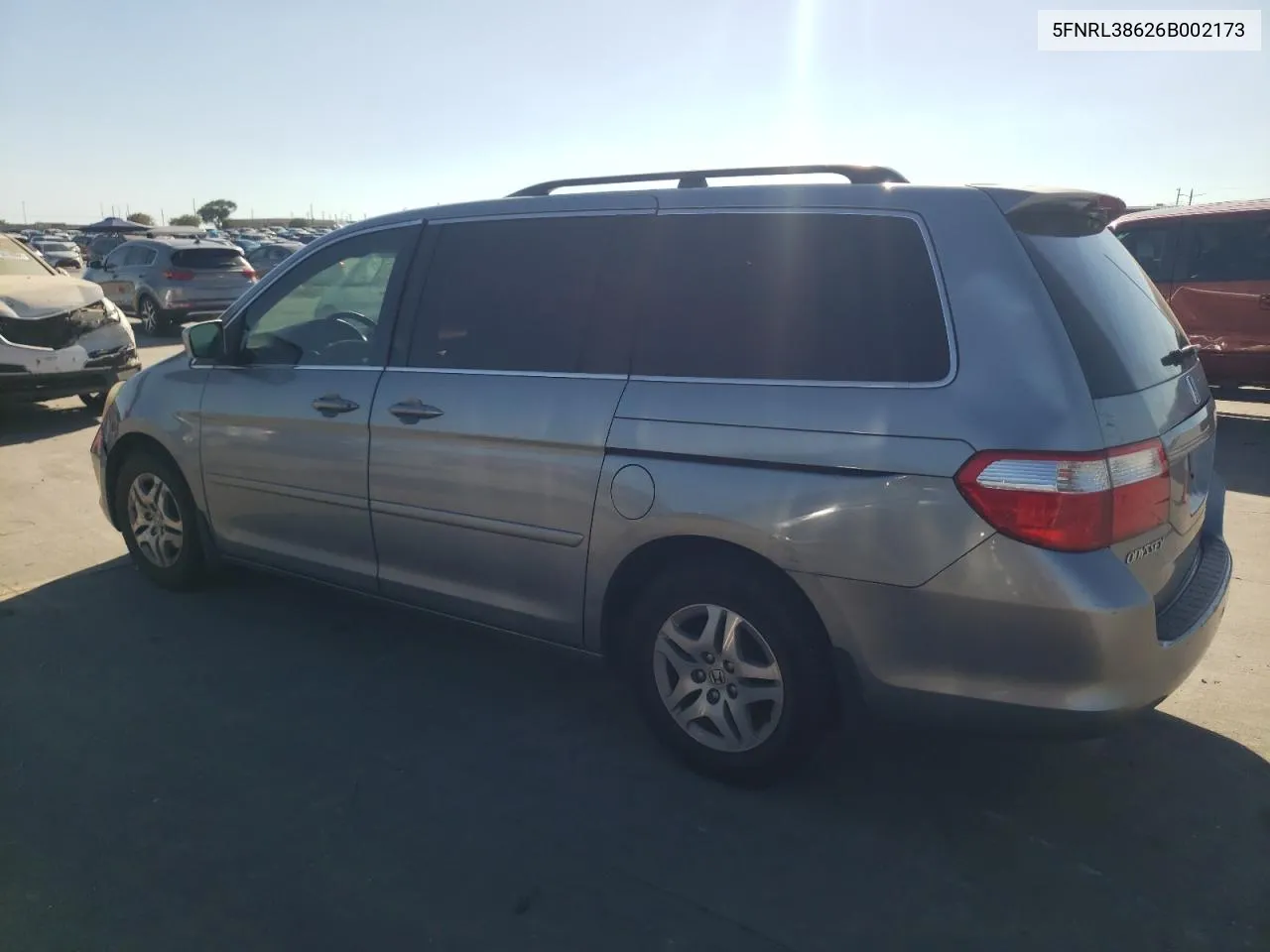 2006 Honda Odyssey Exl VIN: 5FNRL38626B002173 Lot: 74043134