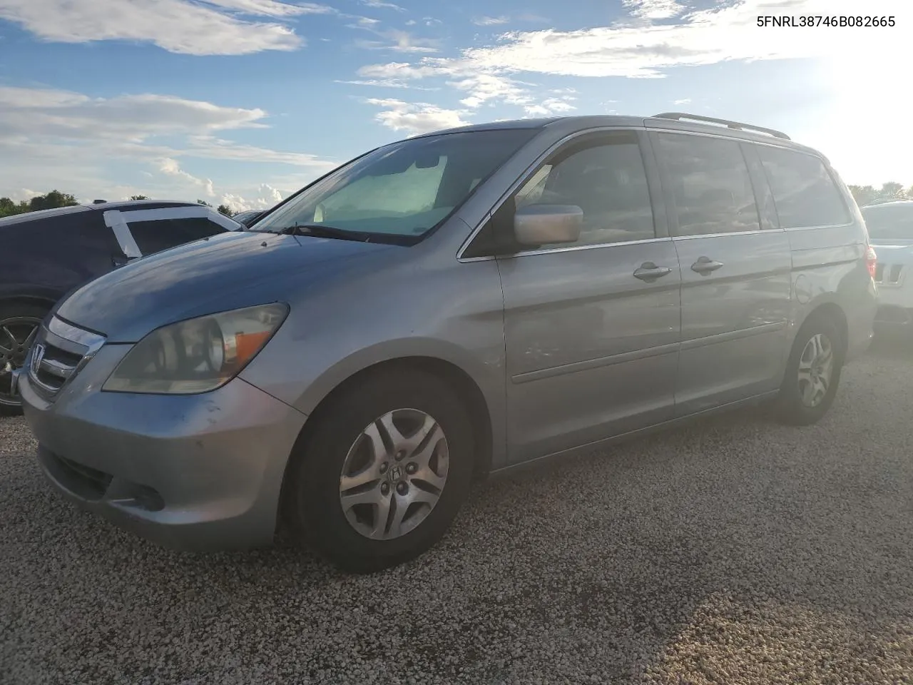 5FNRL38746B082665 2006 Honda Odyssey Exl