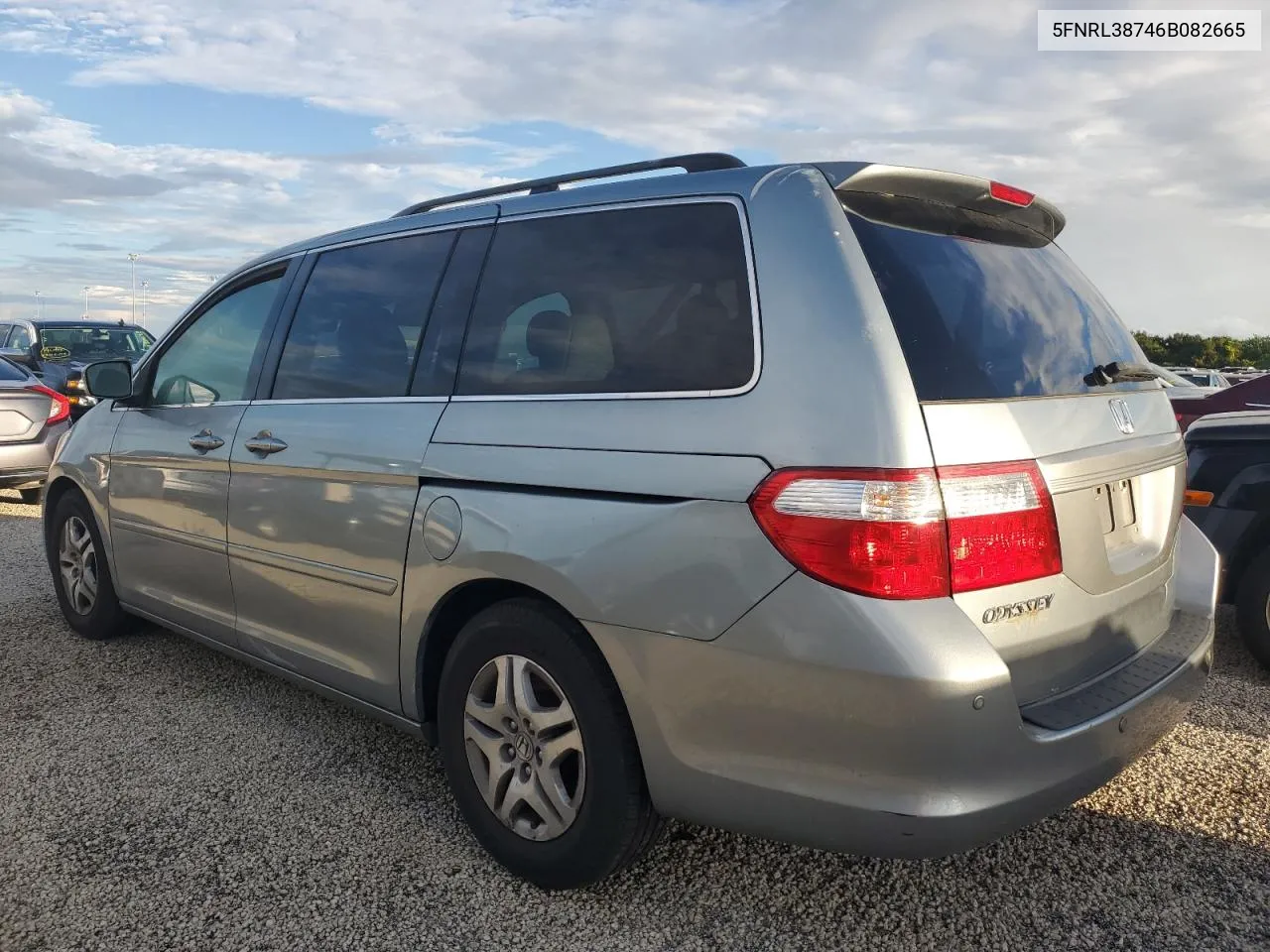 2006 Honda Odyssey Exl VIN: 5FNRL38746B082665 Lot: 74233144