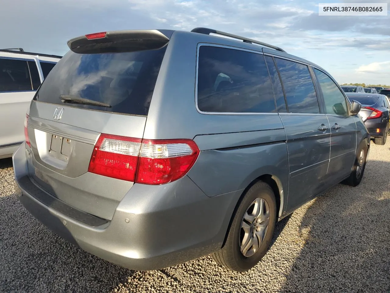 5FNRL38746B082665 2006 Honda Odyssey Exl