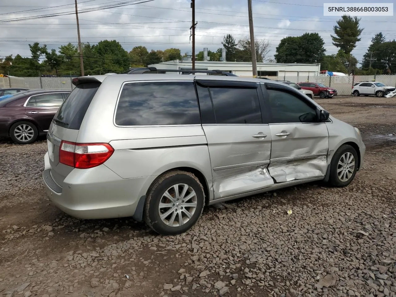 2006 Honda Odyssey Touring VIN: 5FNRL38866B003053 Lot: 74336804