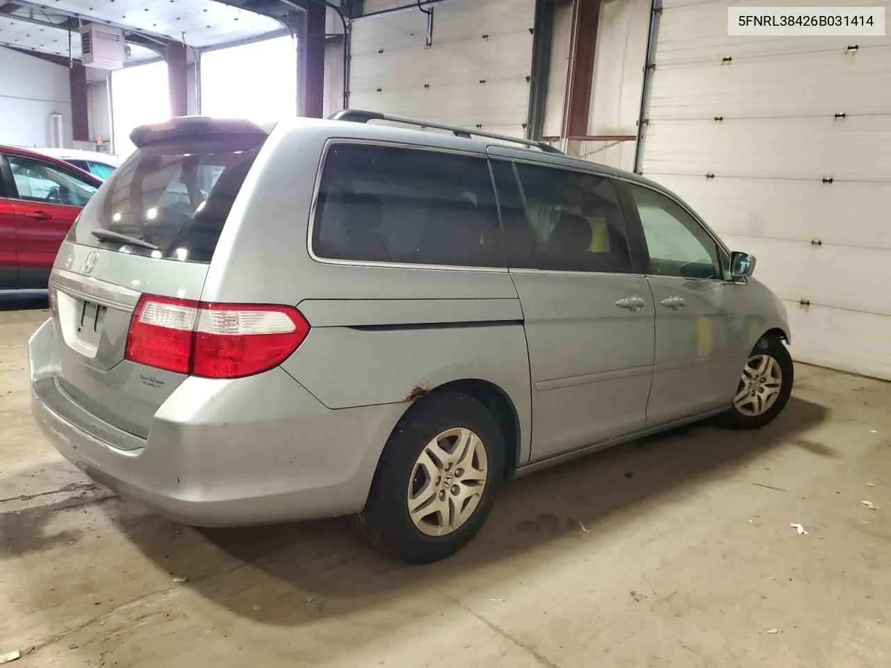 2006 Honda Odyssey Ex VIN: 5FNRL38426B031414 Lot: 74947174