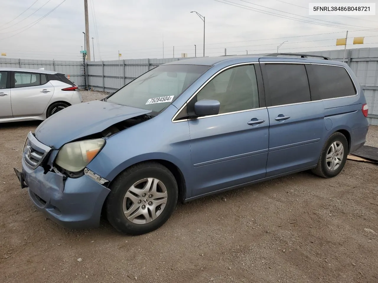 5FNRL38486B048721 2006 Honda Odyssey Ex