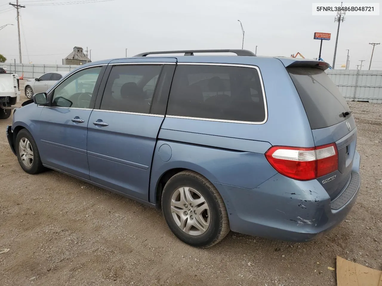 2006 Honda Odyssey Ex VIN: 5FNRL38486B048721 Lot: 75284504