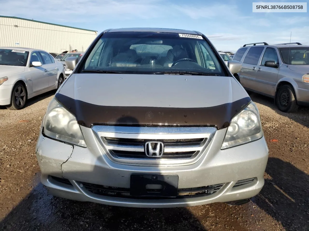 5FNRL38766B508758 2006 Honda Odyssey Exl