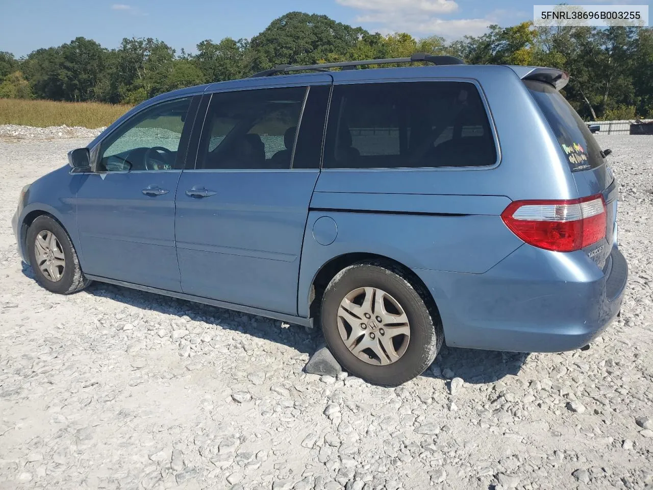 2006 Honda Odyssey Exl VIN: 5FNRL38696B003255 Lot: 75628274