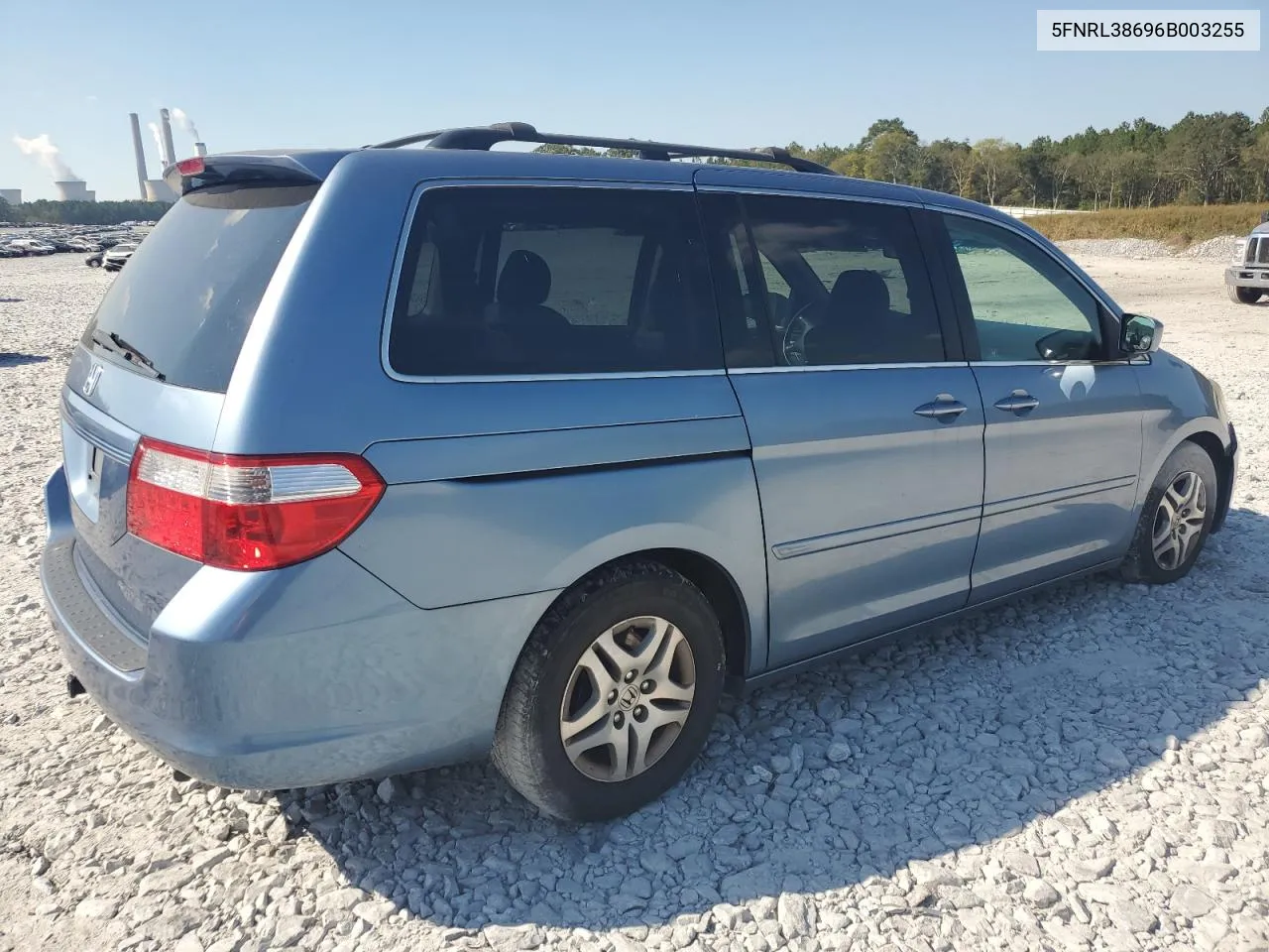 2006 Honda Odyssey Exl VIN: 5FNRL38696B003255 Lot: 75628274