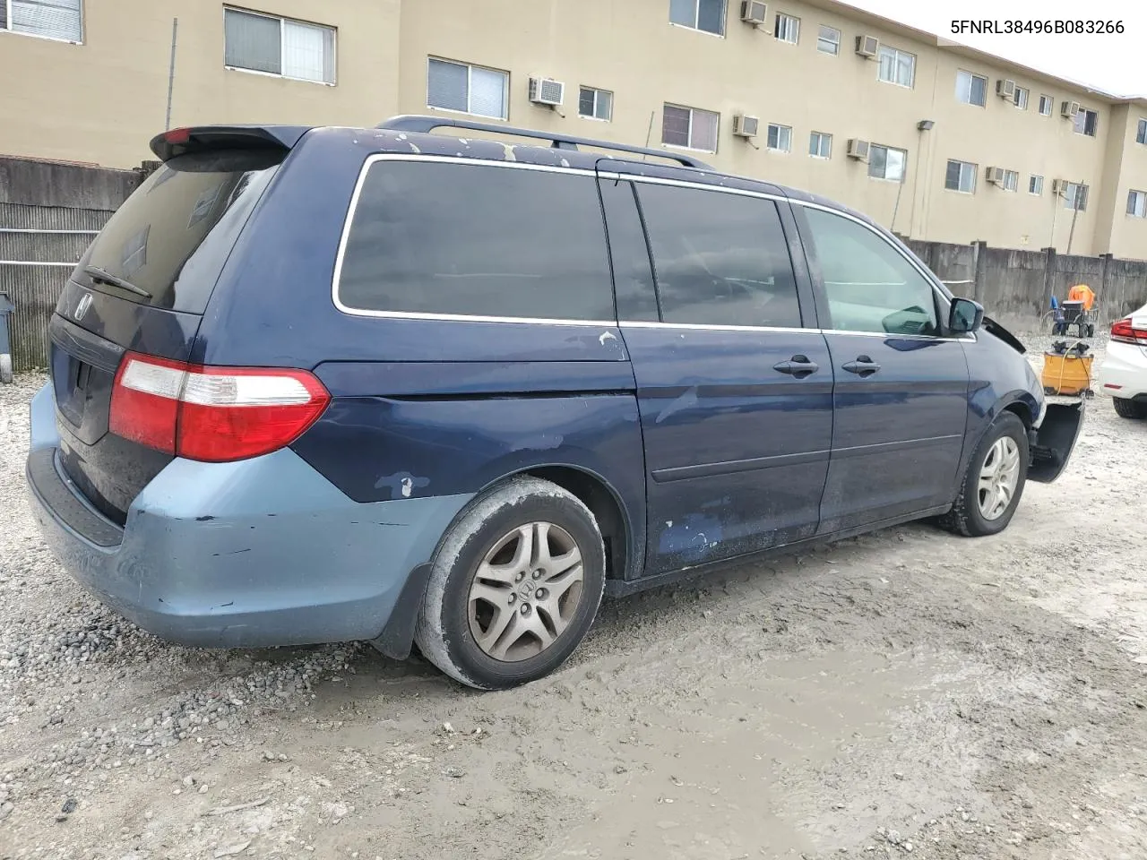 2006 Honda Odyssey Ex VIN: 5FNRL38496B083266 Lot: 76161894