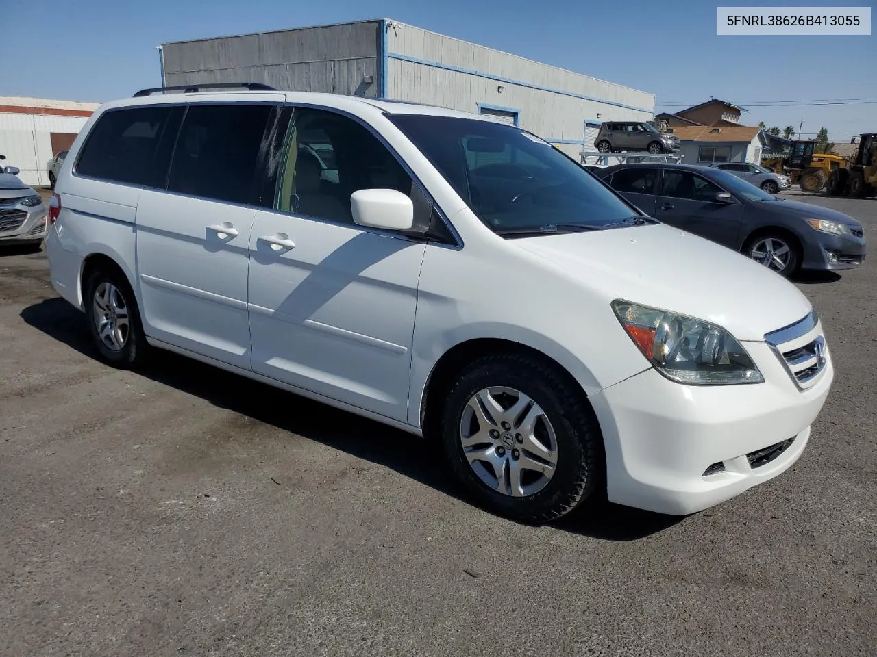 2006 Honda Odyssey Exl VIN: 5FNRL38626B413055 Lot: 76573564