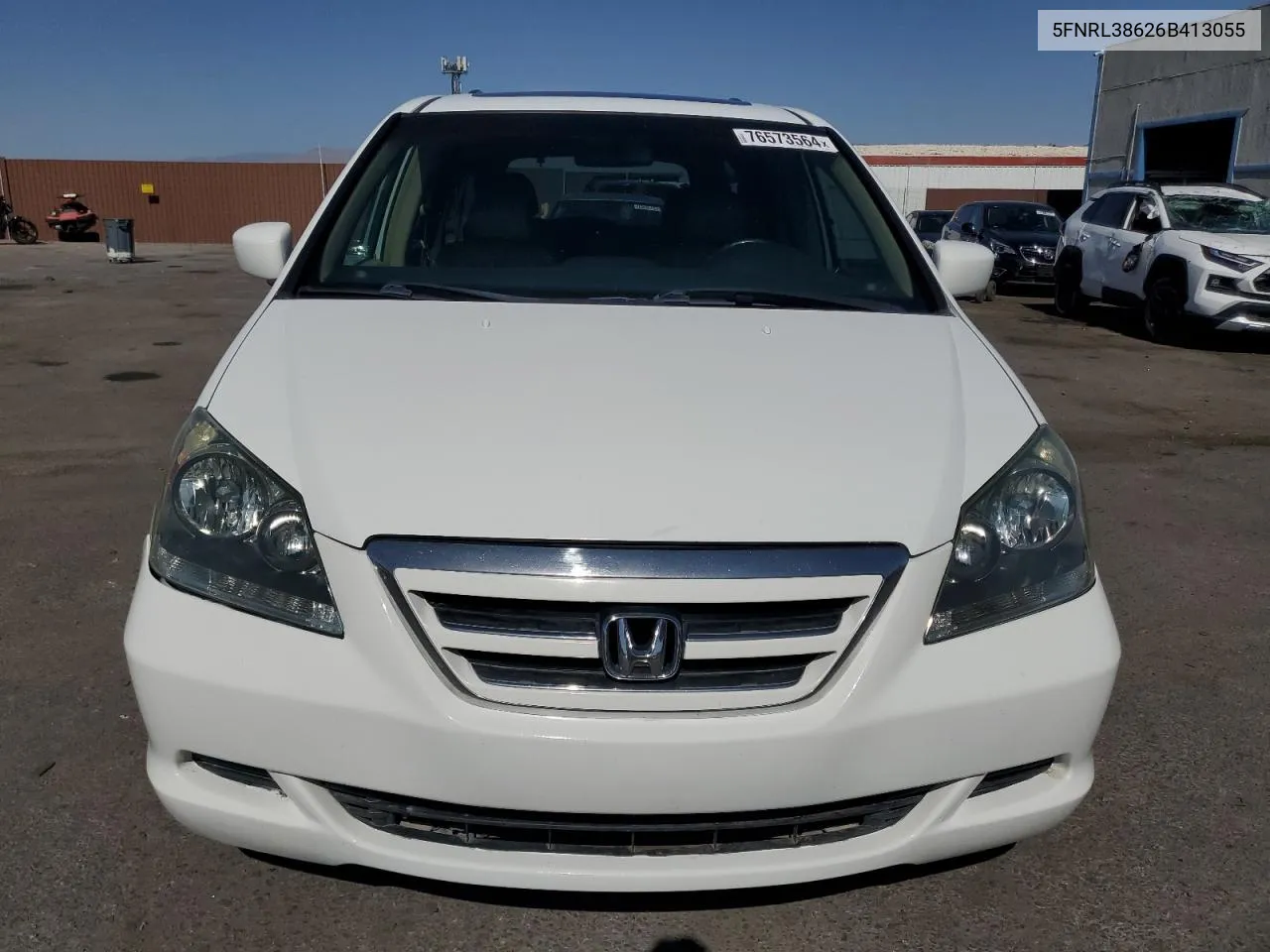 2006 Honda Odyssey Exl VIN: 5FNRL38626B413055 Lot: 76573564