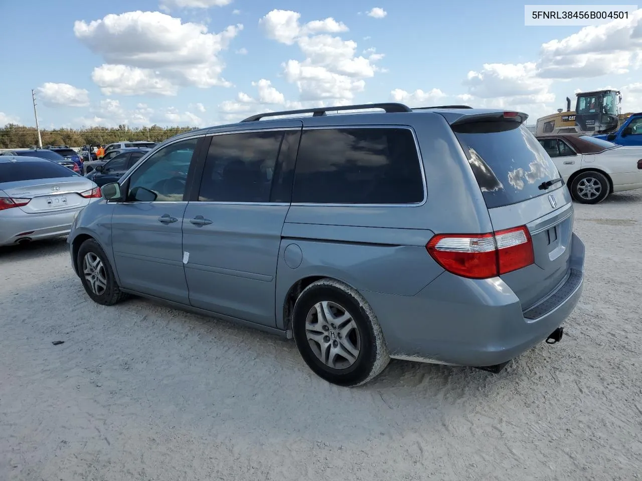 2006 Honda Odyssey Ex VIN: 5FNRL38456B004501 Lot: 77738334