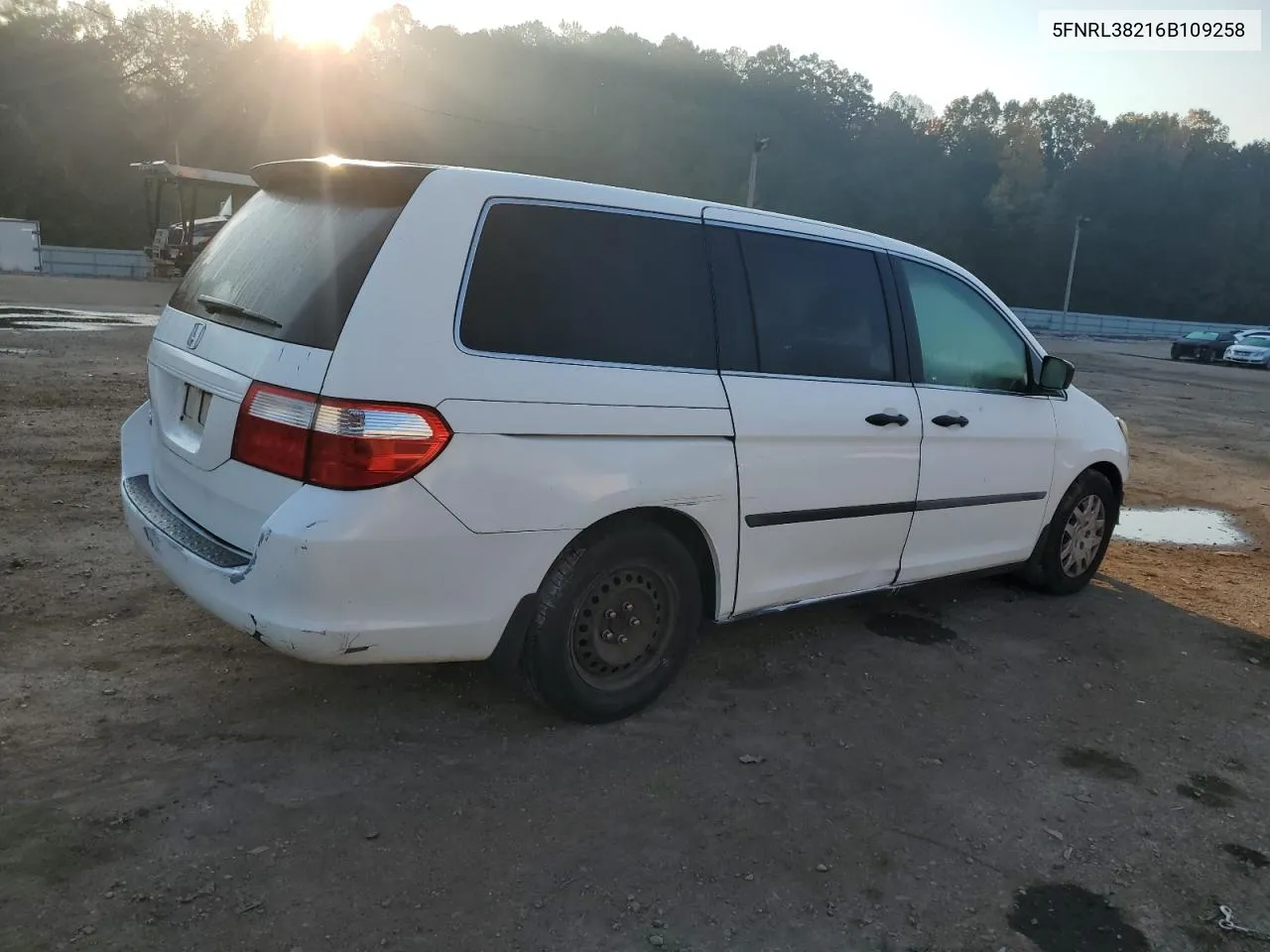 2006 Honda Odyssey Lx VIN: 5FNRL38216B109258 Lot: 78010964