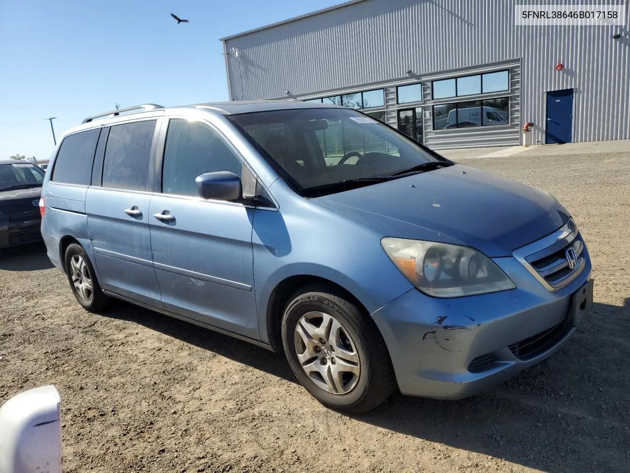 2006 Honda Odyssey Exl VIN: 5FNRL38646B017158 Lot: 79582174