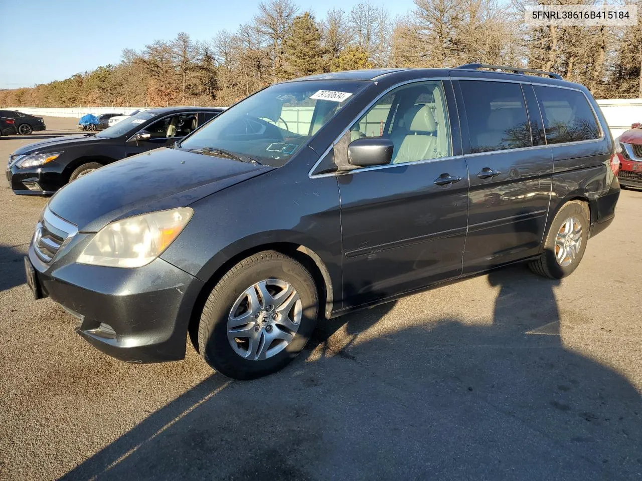 2006 Honda Odyssey Exl VIN: 5FNRL38616B415184 Lot: 79730634