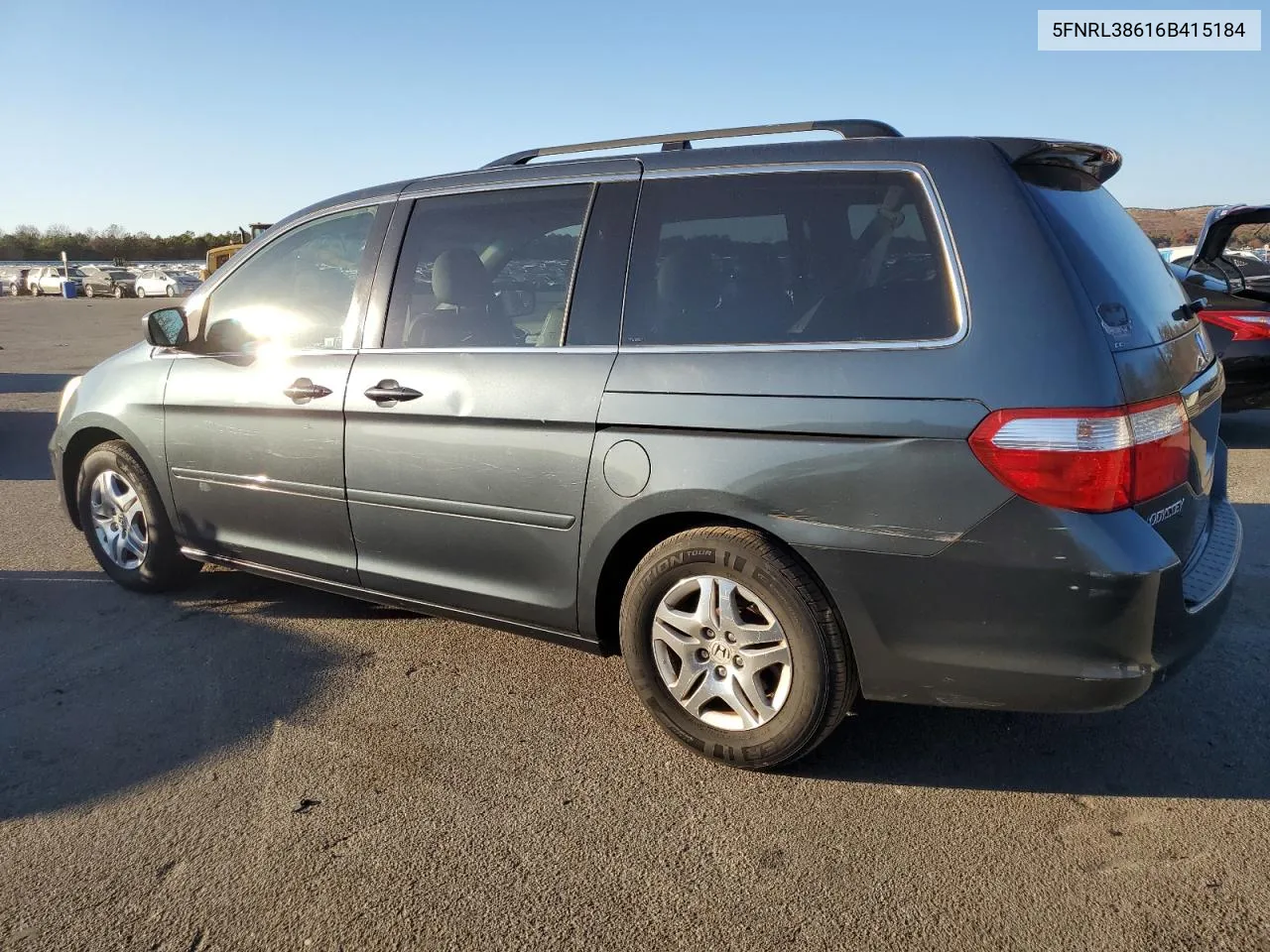 2006 Honda Odyssey Exl VIN: 5FNRL38616B415184 Lot: 79730634