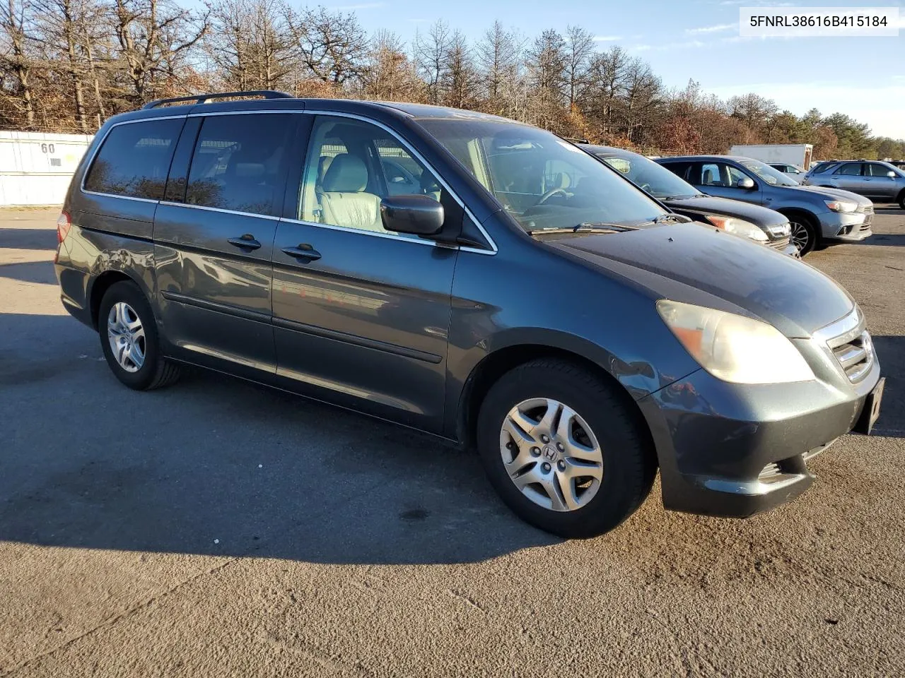 2006 Honda Odyssey Exl VIN: 5FNRL38616B415184 Lot: 79730634