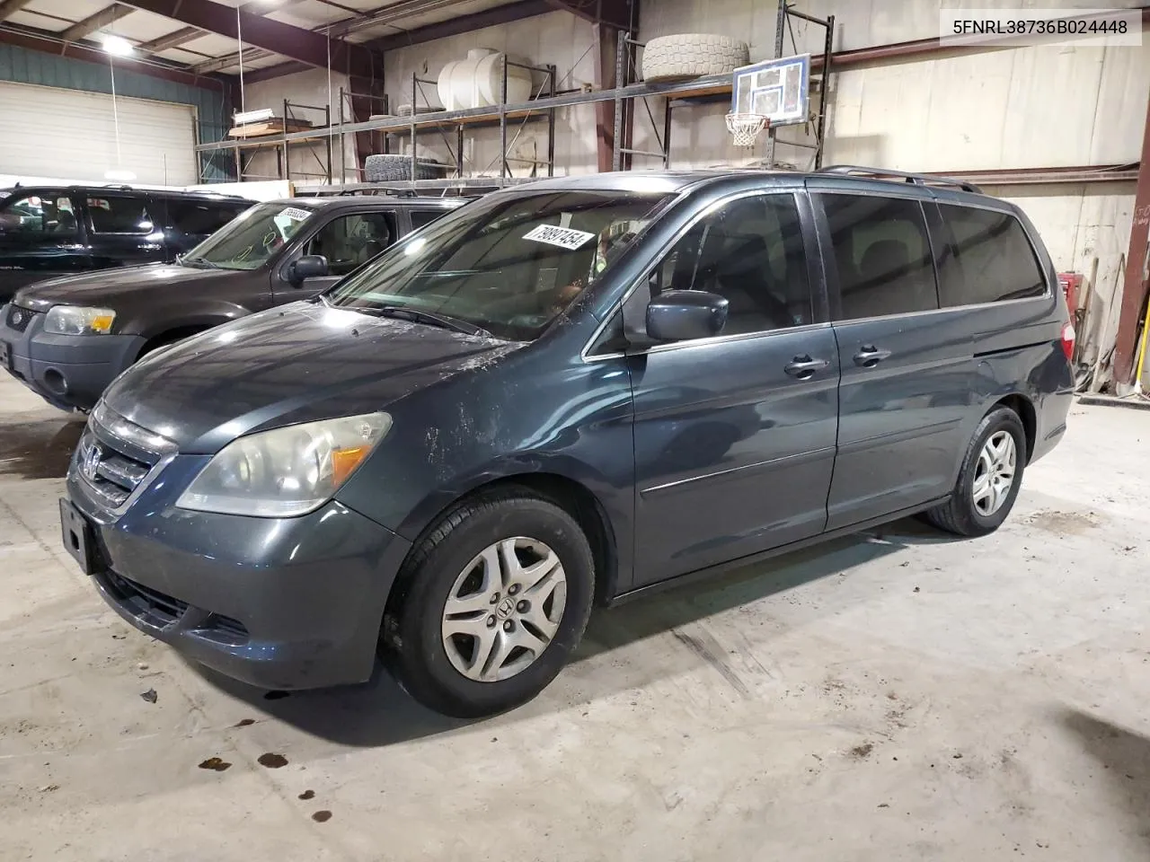 2006 Honda Odyssey Exl VIN: 5FNRL38736B024448 Lot: 79897454