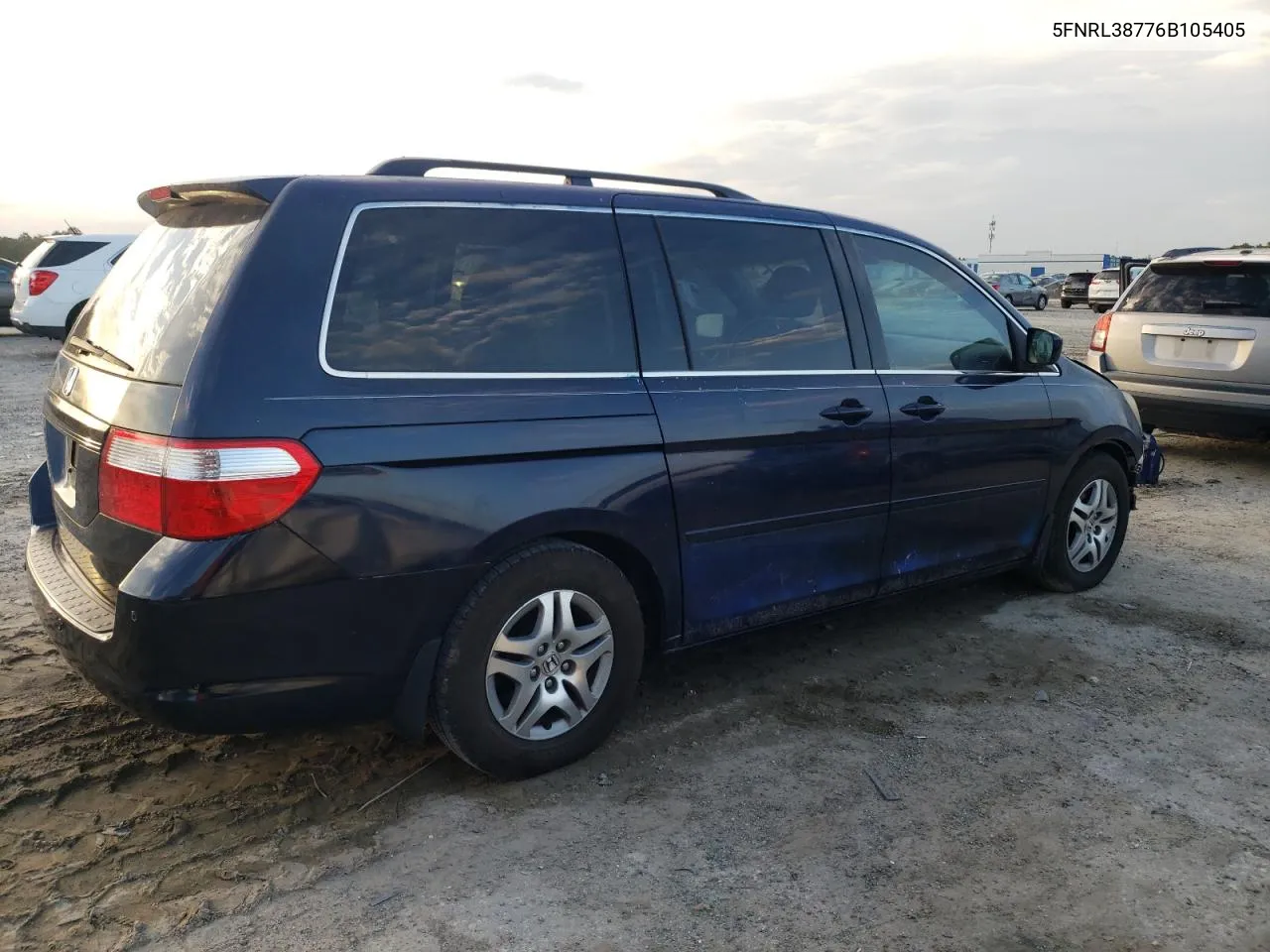 2006 Honda Odyssey Exl VIN: 5FNRL38776B105405 Lot: 79912684